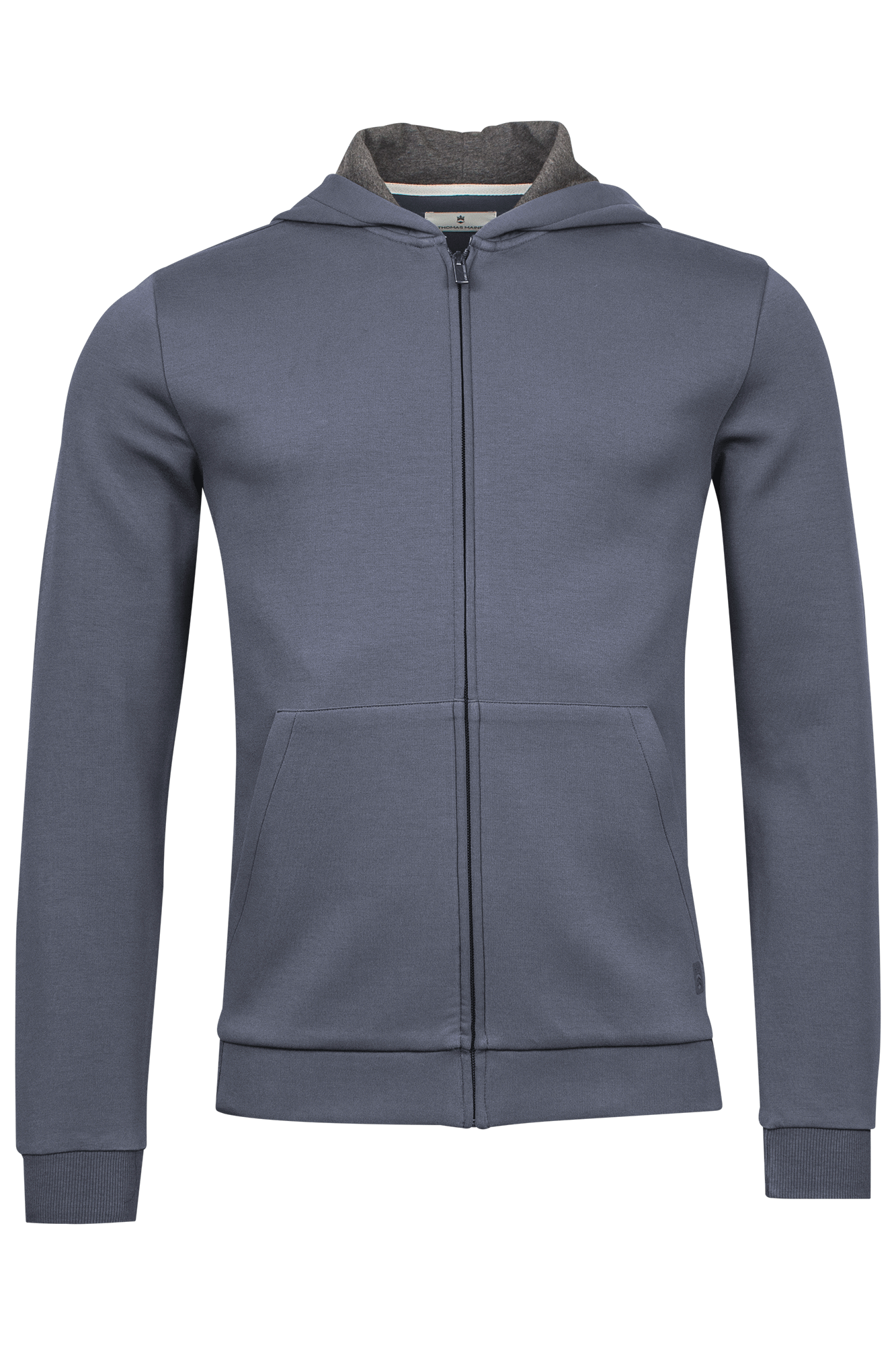 Thomas Maine Blue Antra Full Zip Jumper