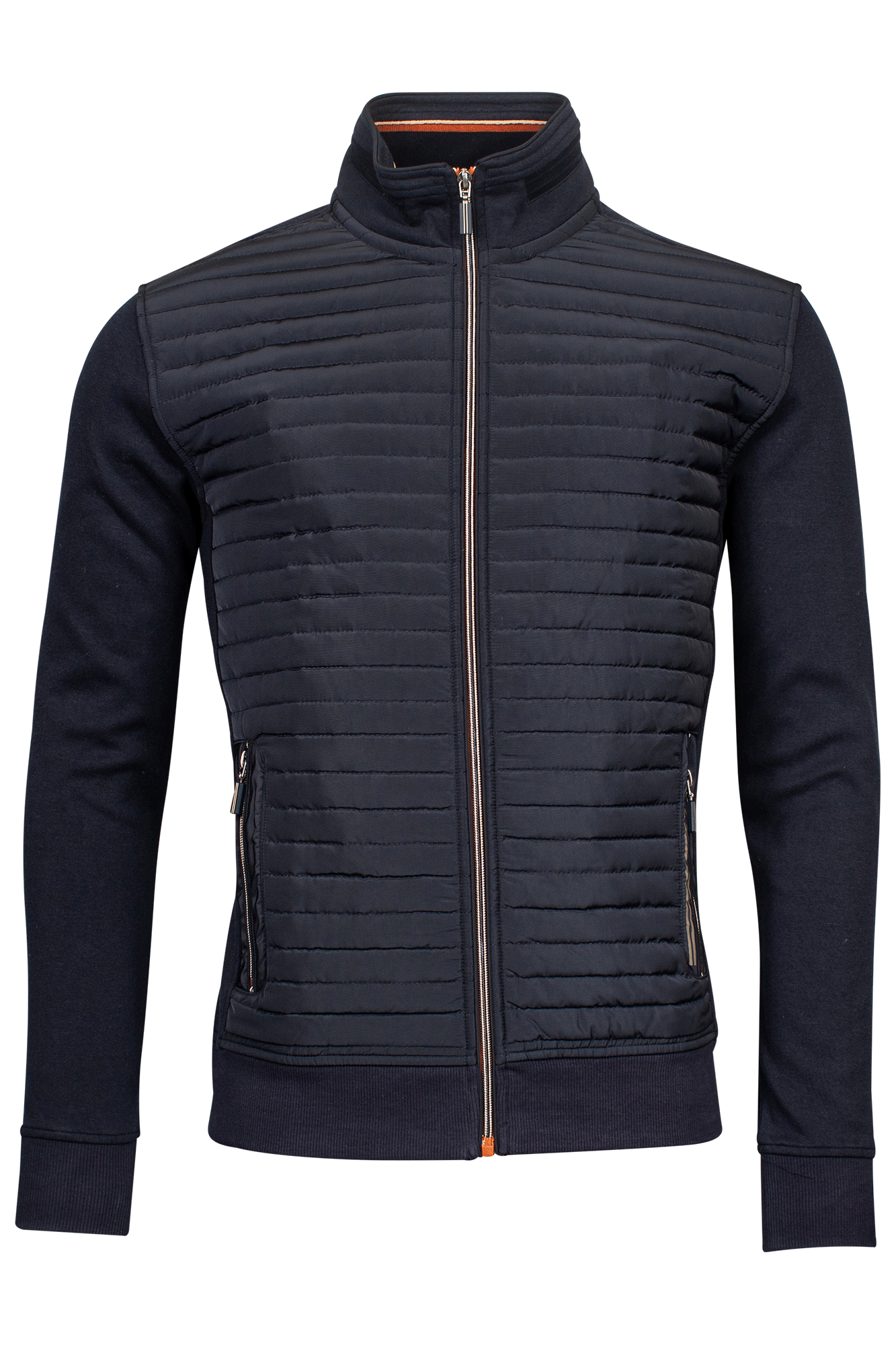 Baileys Navy Zip-Up Cardigan