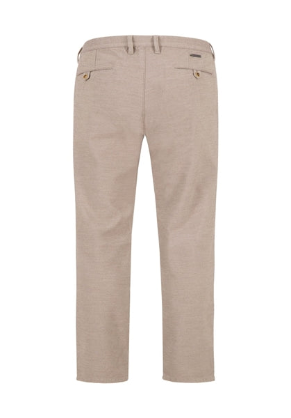 Alberto LOU Beige Textured Chinos