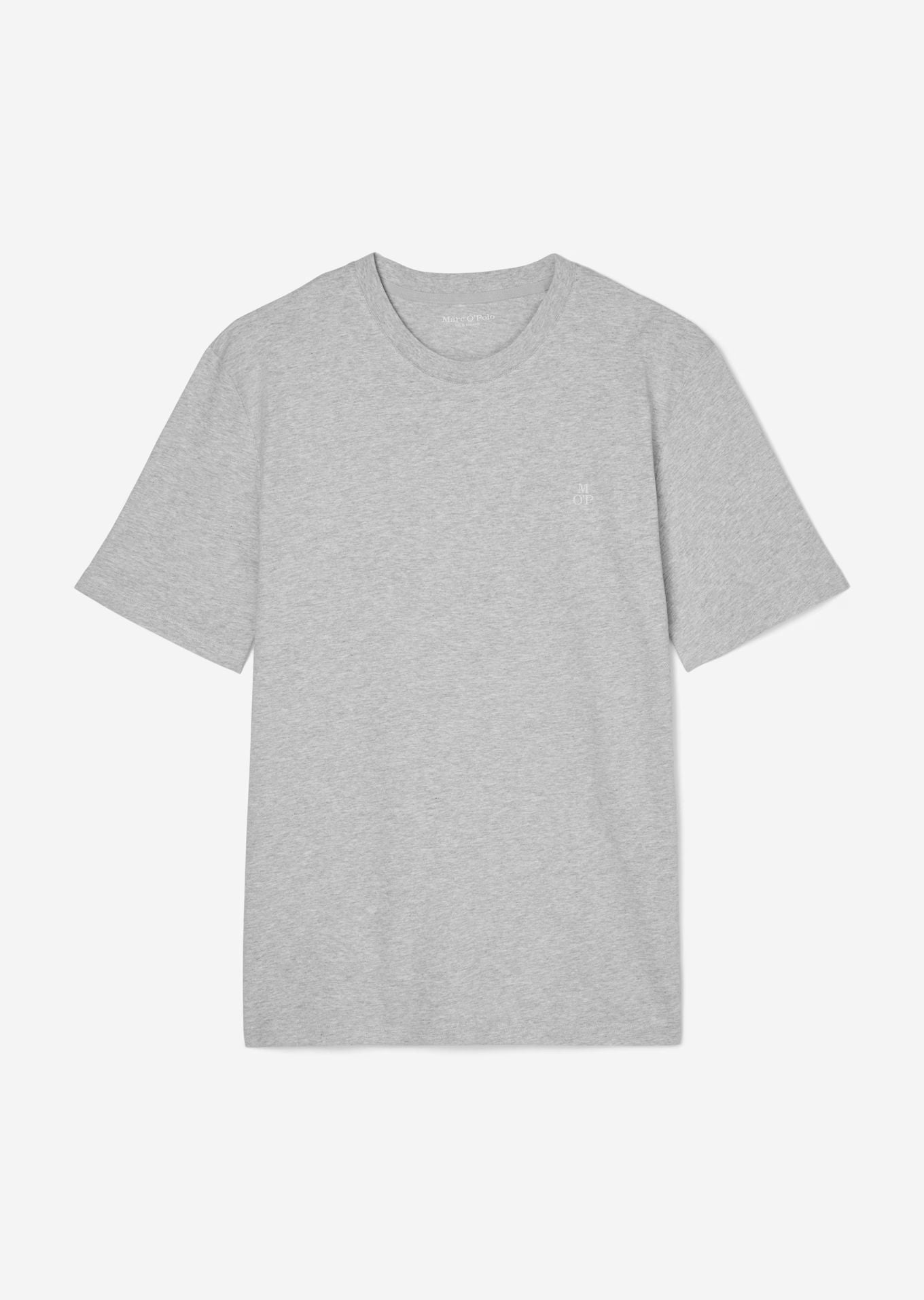 Marc O'Polo Grey Melange Round Neck T-Shirt