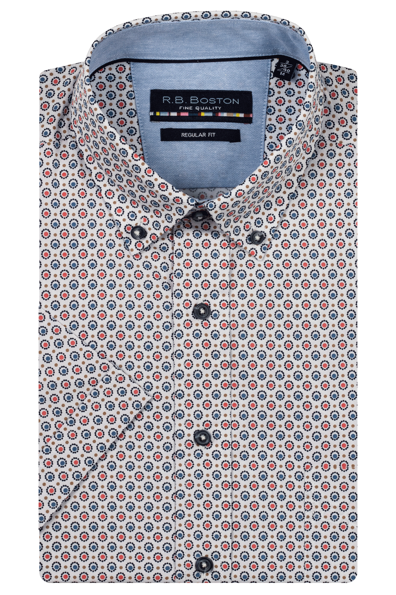 R.B. Boston Floral Luxury Cotton Shirt