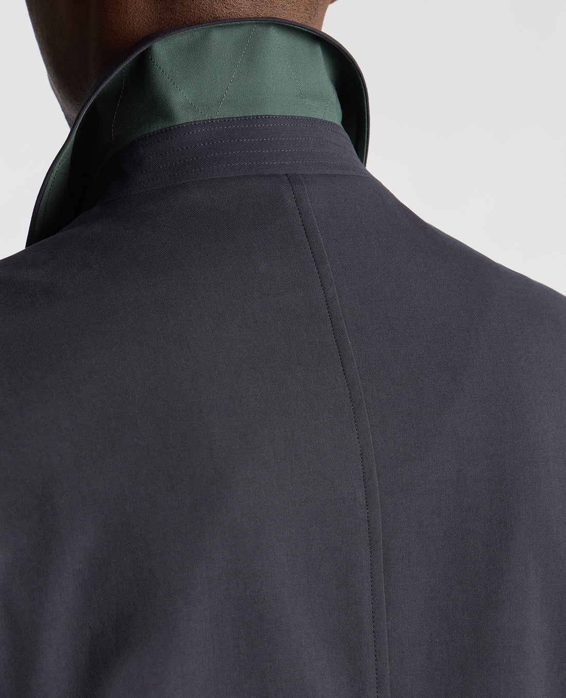 Remus Uomo Navy Showerproof Mac