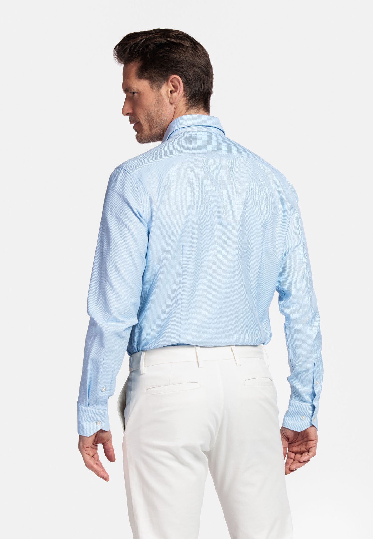 Giordano Light Blue Luxury Cotton Shirt