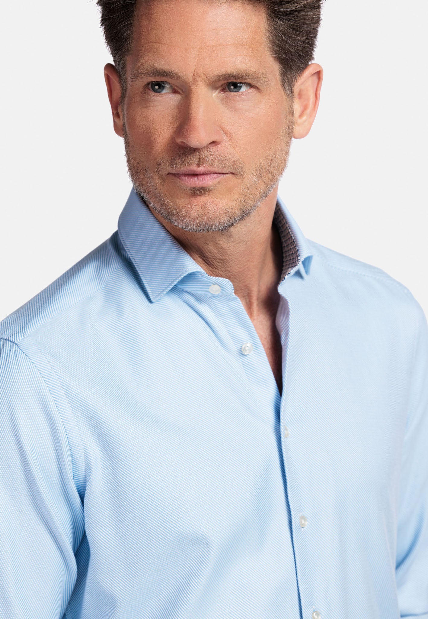 Giordano Light Blue Luxury Cotton Shirt