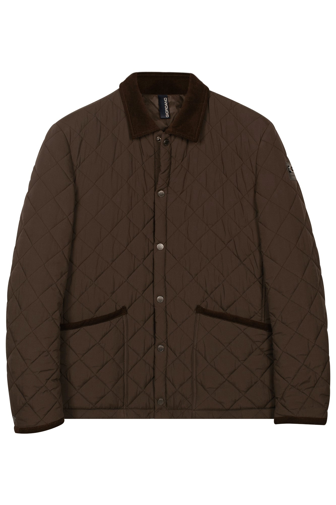 Giordano Brown Quilted Jacket