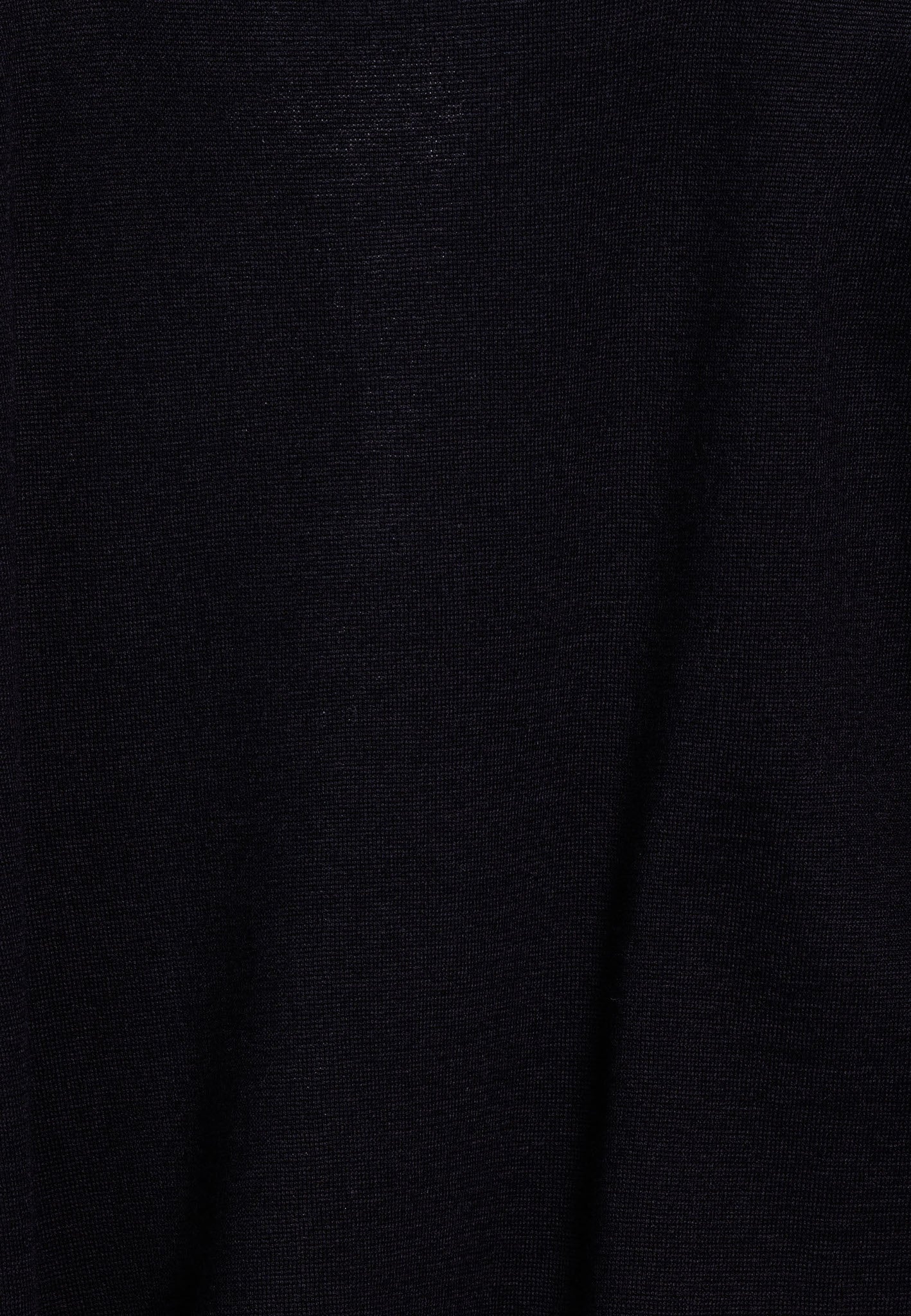 Baileys Navy Roll Neck Merino Wool Jumper