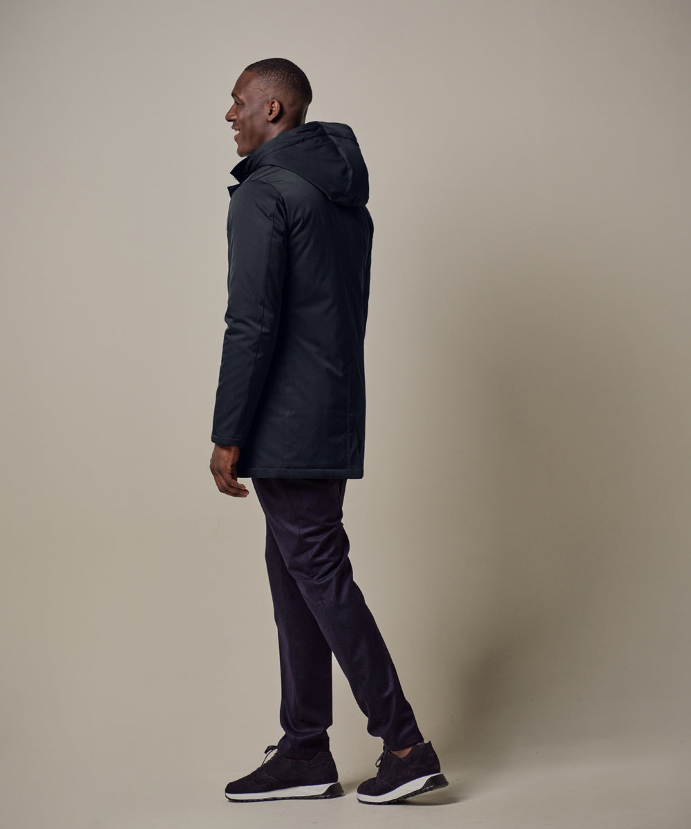 Profuomo Navy Parka Jacket