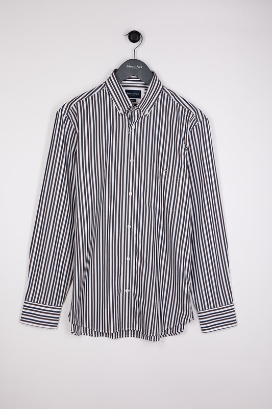 Eden Park Nautilus Irabazy Stripe Shirt - Maroon - photo 2