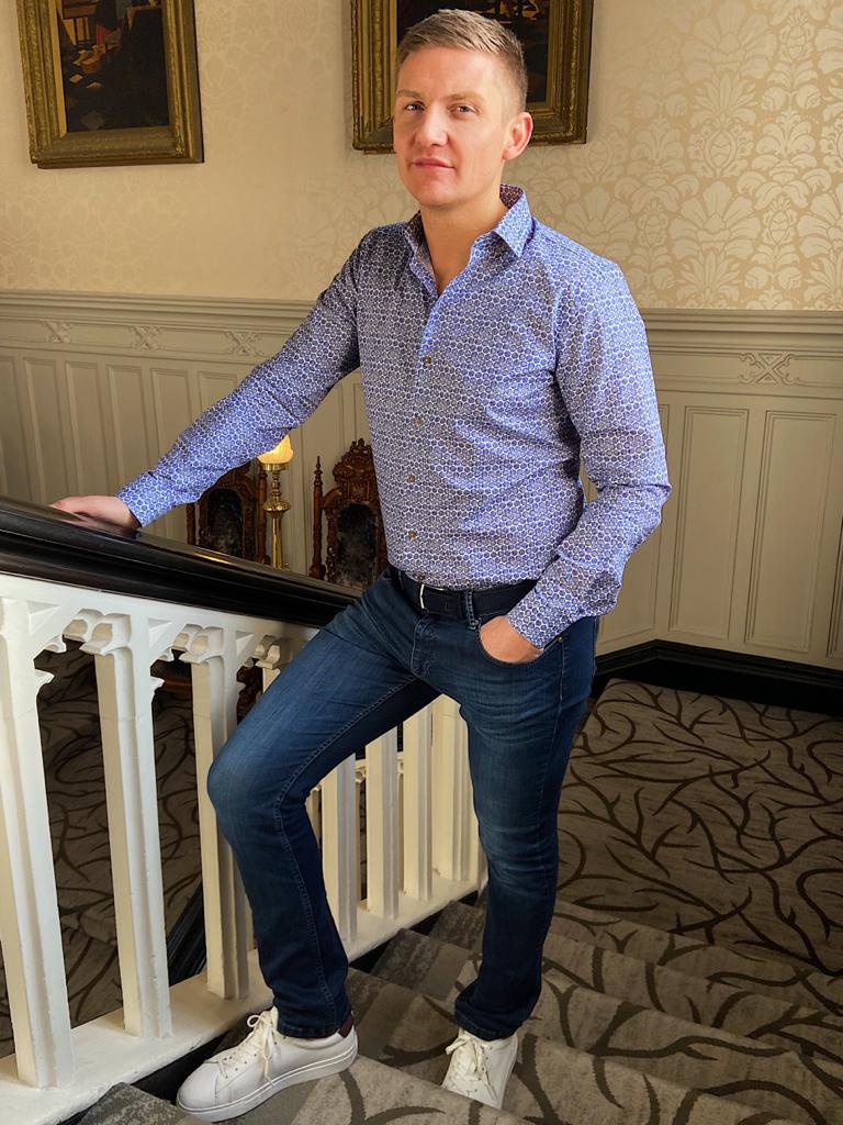 Scott & Wade Dark Wash Jeans, Styled by Shane Burke, at StylishGuy Menswear