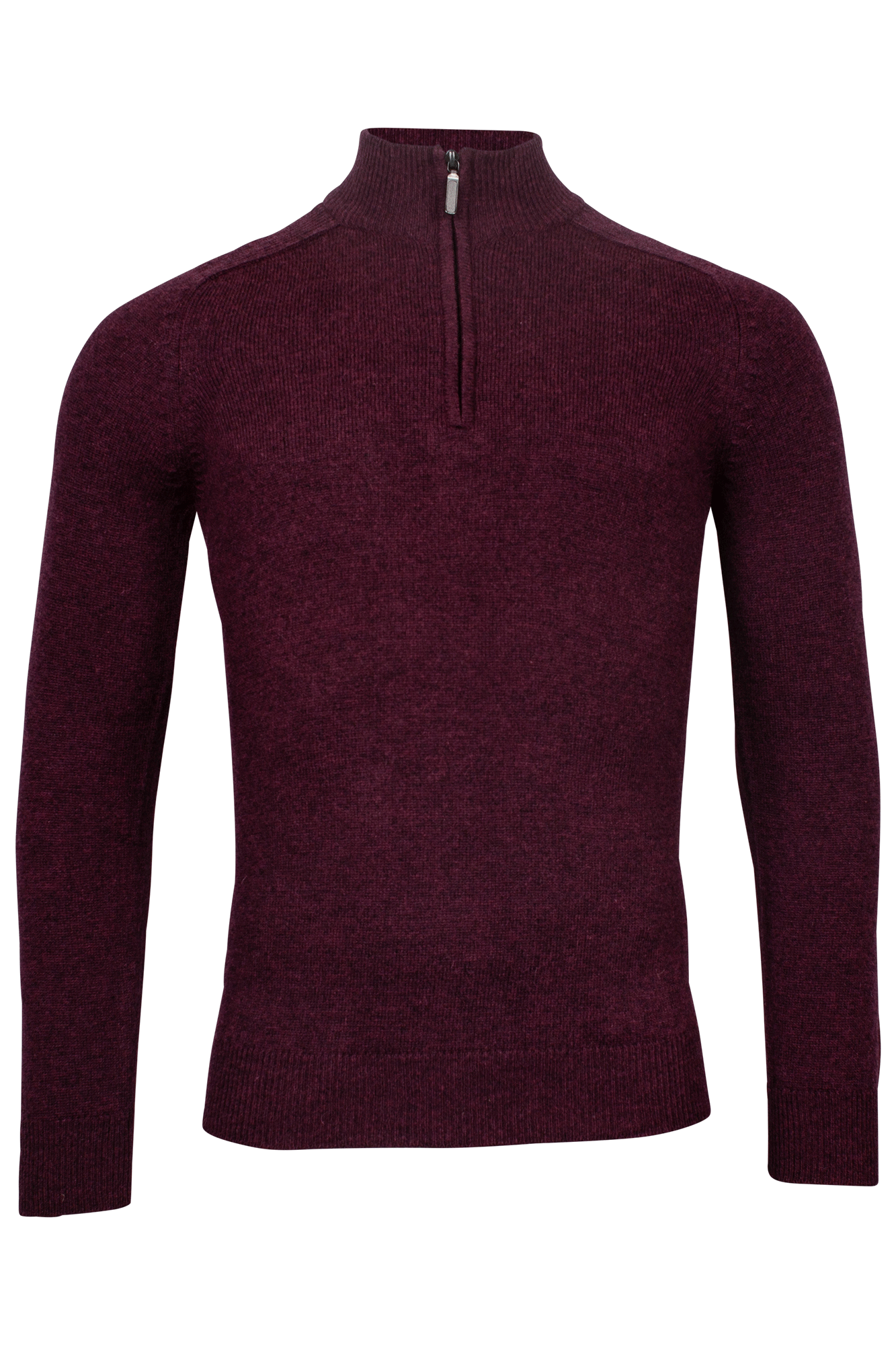 Lambswool Bordeaux 1/4 Zip