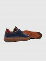 Ambitious Navy Blue Lace Up Trainer