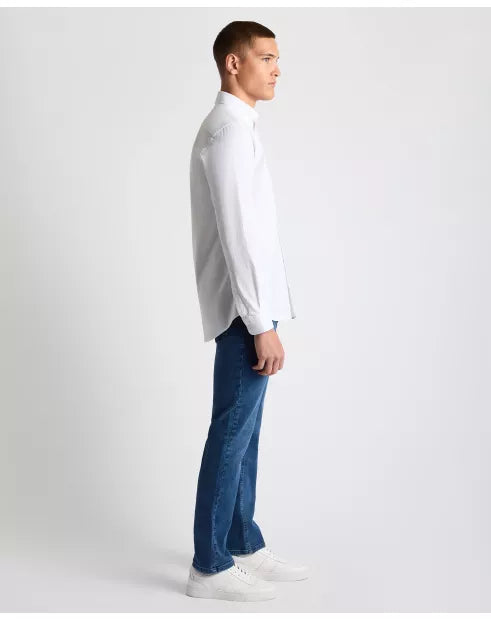 Remus Uomo White Long Sleeved Casual Shirt