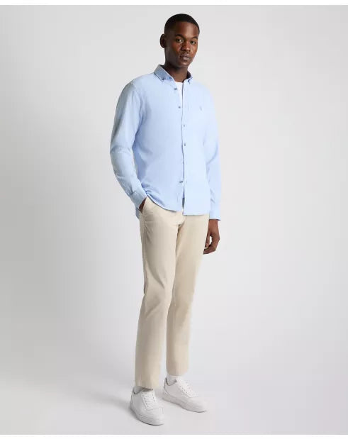 Remus Uomo Light Blue Long Sleeved Casual Shirt