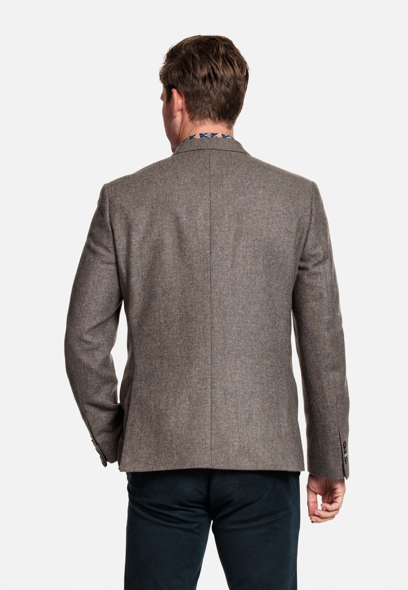 Giordano Dark Sand Wool Robert Blazer
