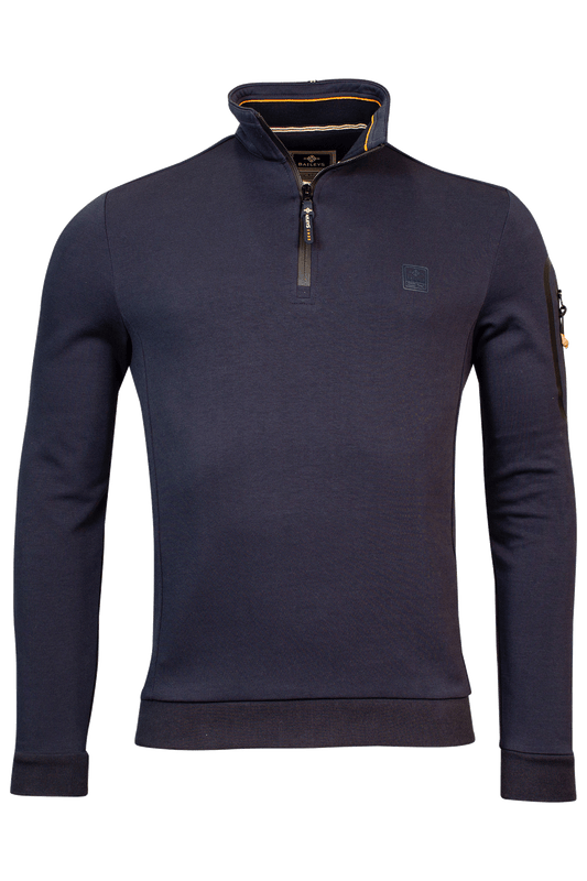 Baileys Navy Blue Half Zip Jumper