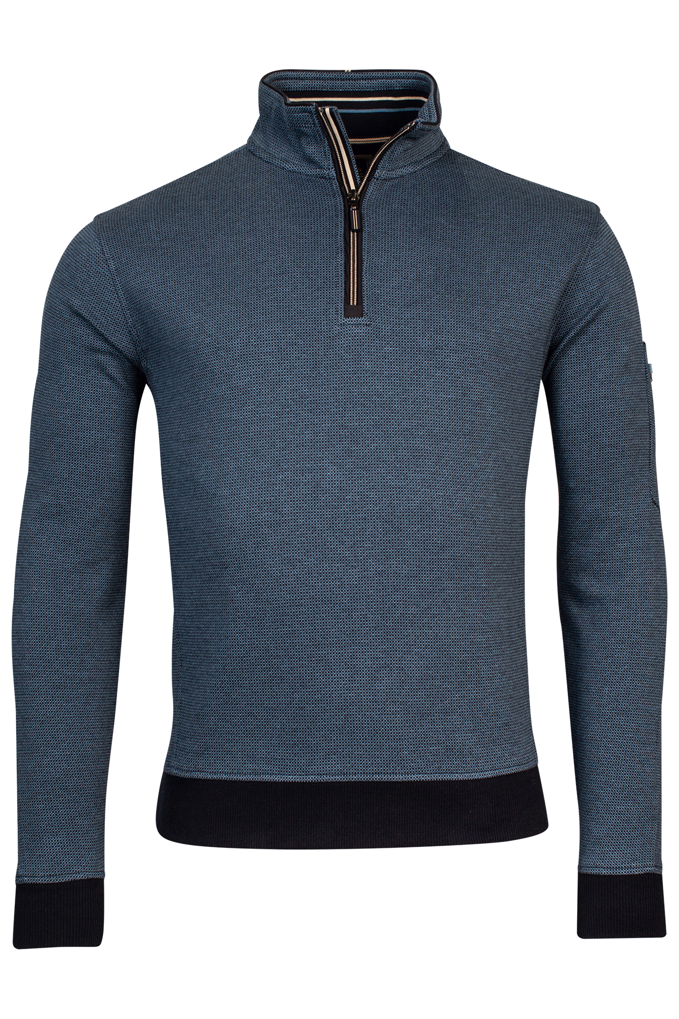 Baileys Teal Blue Half Zip Jumper