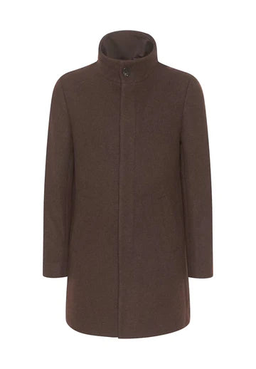 MATINIQUE HARVEY WOOL COAT - ESPRESSO
