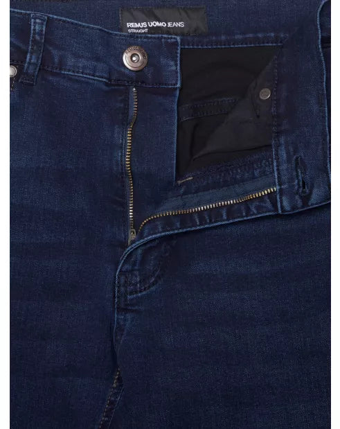 Remus Uomo Navy Rogan Straight Leg Jeans