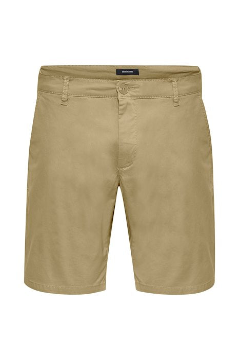 Matinique Khaki Cotton Shorts