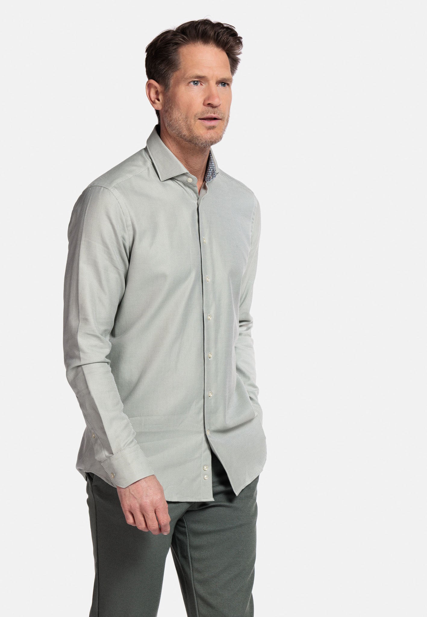 Giordano Pastel Green Luxury Cotton Shirt