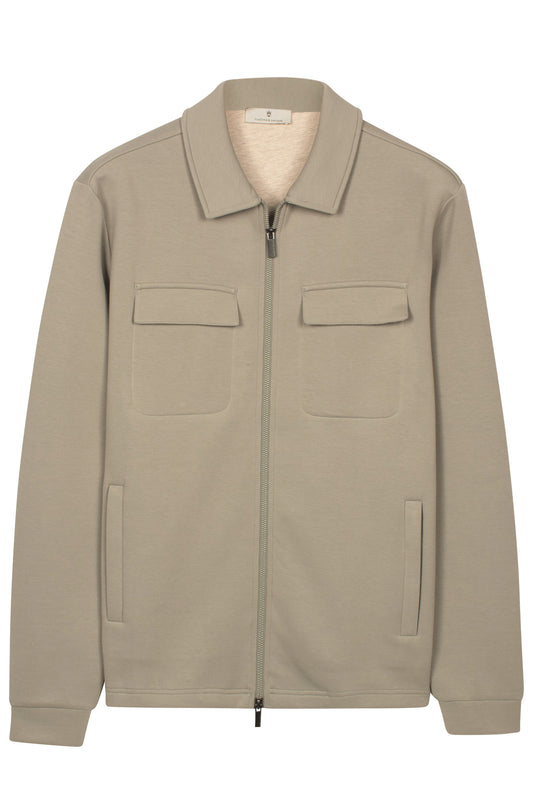 Thomas Maine Over Shirt in Khaki
