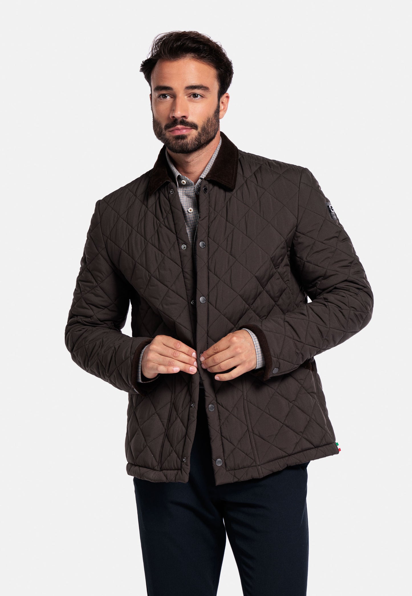 Giordano Brown Quilted Jacket