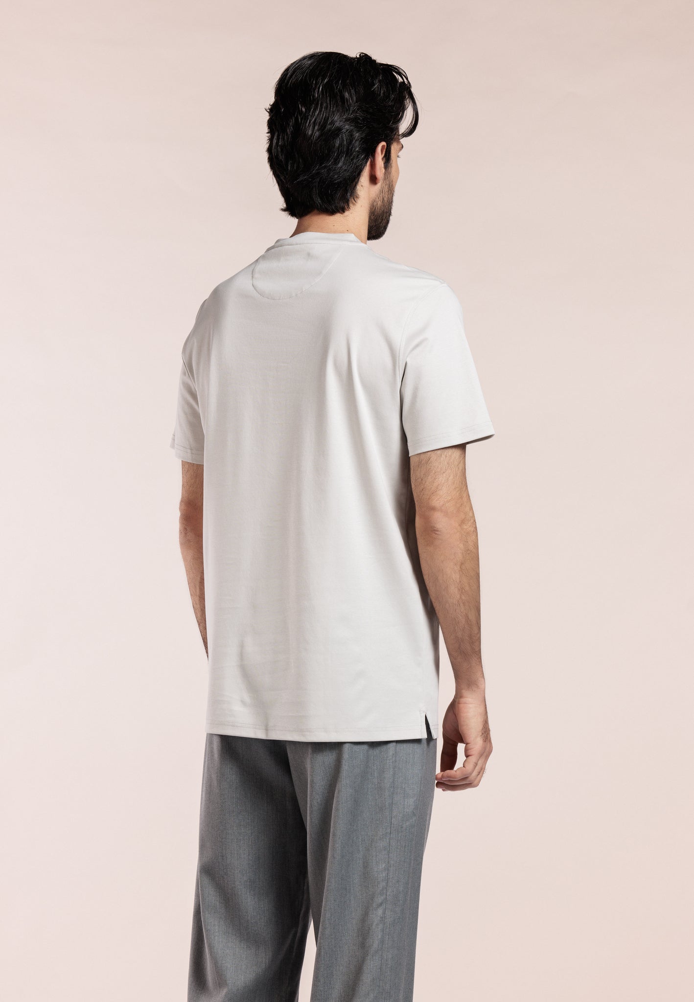 Thomas Maine Sand Round Neck T-Shirt