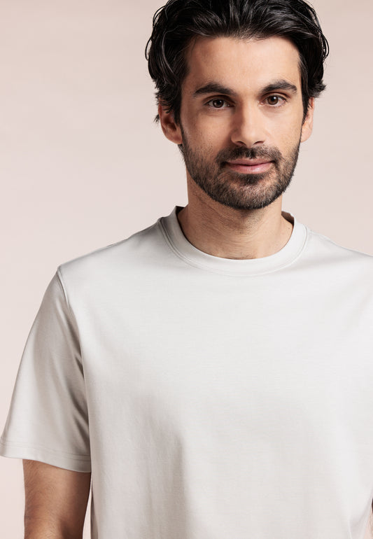 Thomas Maine Sand Round Neck T-Shirt