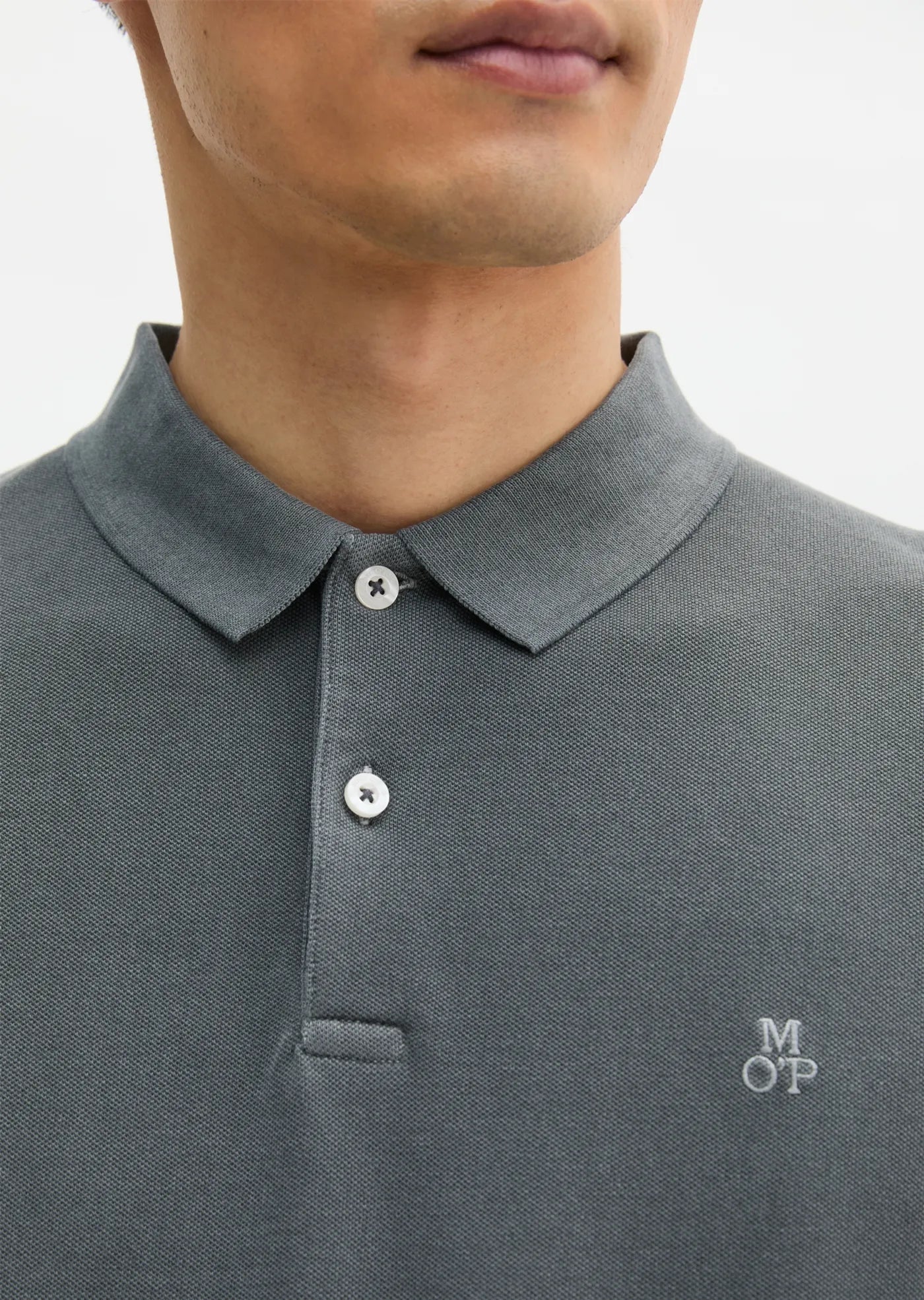 Marc O'Polo Gray Morn Poloshirt
