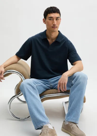 Marc O'Polo shirt Jersey Structure regular made from heavy ribbed jersey