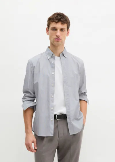 Marc O'Polo Green Stripe Button-Down Shirt