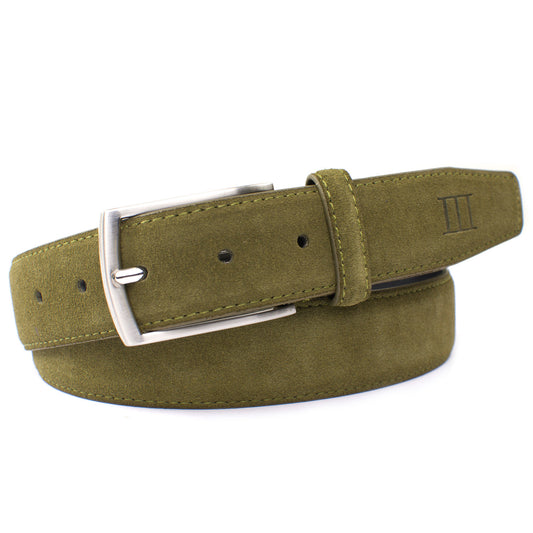 Tresanti ESRA Olive Green Suede Belt