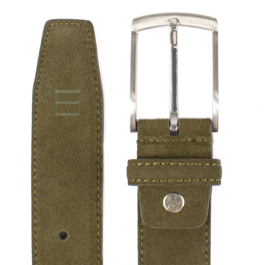 Tresanti ESRA Olive Green Suede Belt