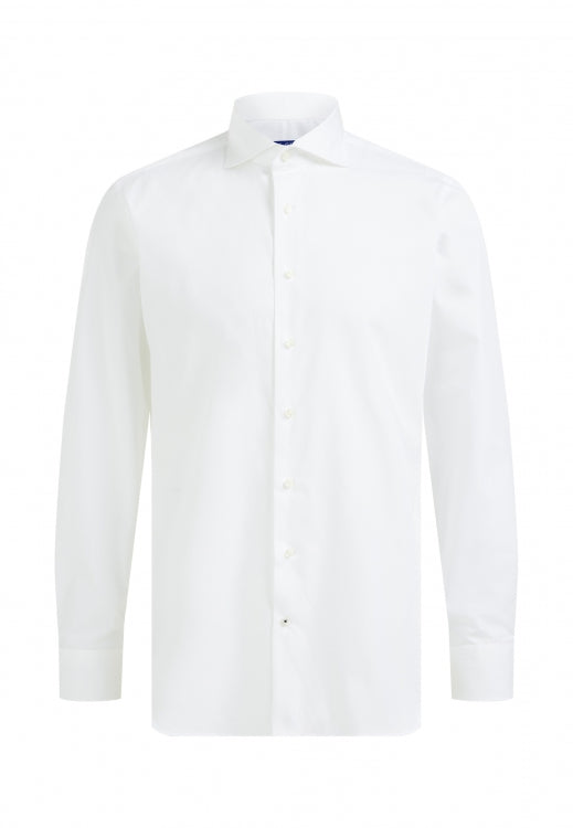 Van Gils Plain White Button Up Shirt